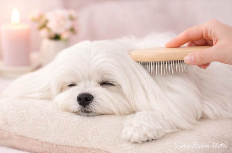 Cepillado del Bichón Maltés